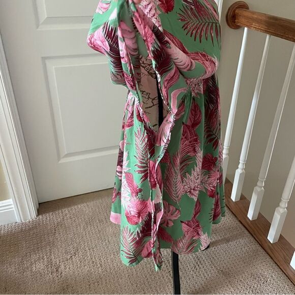 Entro Tropical Print Dress - Picture 5 of 6